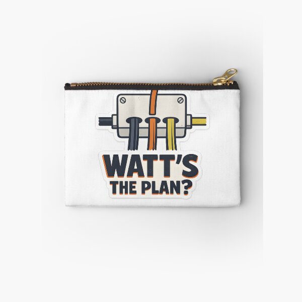 Item preview, Watt's The Plan Funny Electrician Minimal Design designed and sold by Naviora.