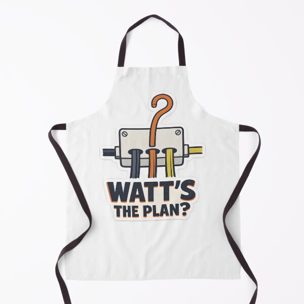 Item preview, Watt's The Plan Funny Electrician Minimal Design designed and sold by Naviora.