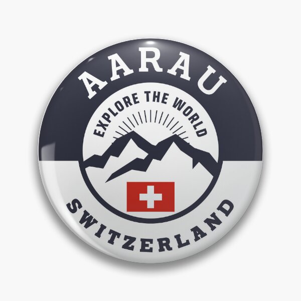 Item preview, Aarau Switzerland Black and White Crest designed and sold by World Designs.