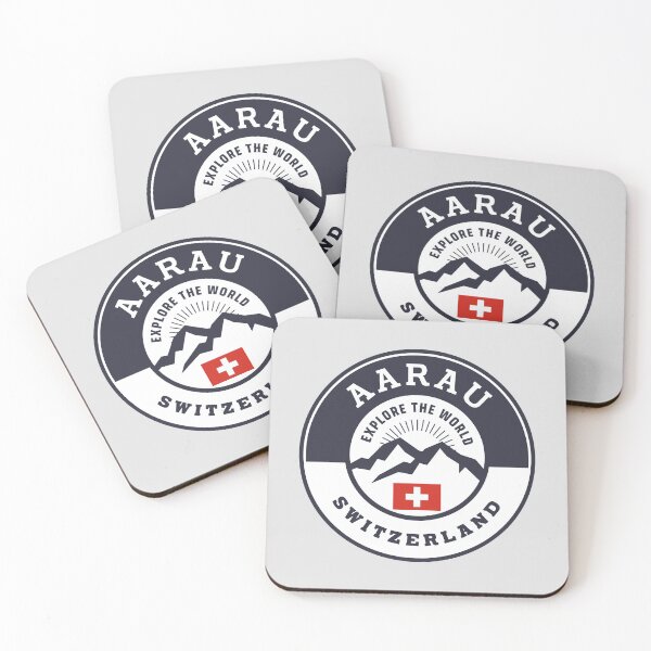 Item preview, Aarau Switzerland Black and White Crest designed and sold by World Designs.