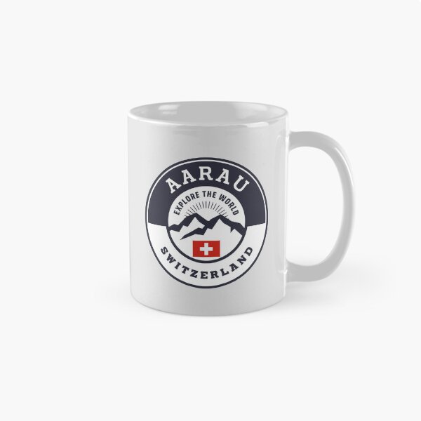 Item preview, Aarau Switzerland Black and White Crest designed and sold by World Designs.