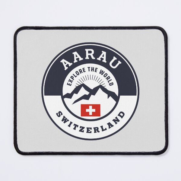 Item preview, Aarau Switzerland Black and White Crest designed and sold by World Designs.