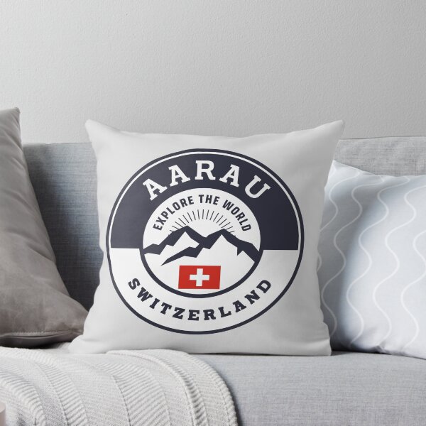 Item preview, Aarau Switzerland Black and White Crest designed and sold by World Designs.