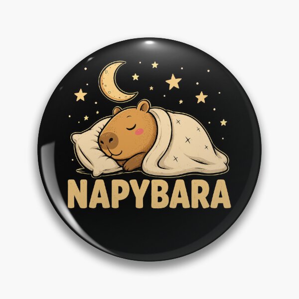 Item preview, Napybara Funny Capybara Napping Humor designed and sold by gordonbwyashop.
