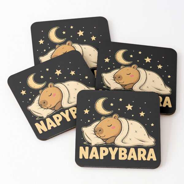 Item preview, Napybara Funny Capybara Napping Humor designed and sold by gordonbwyashop.