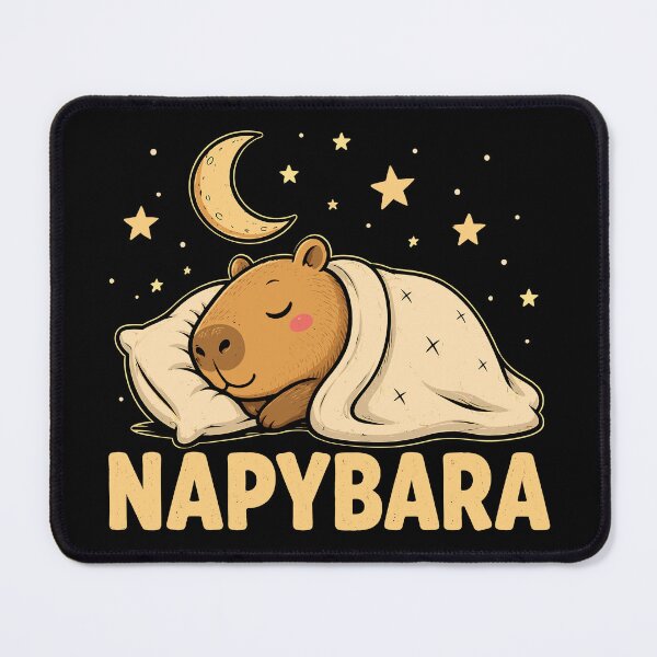 Item preview, Napybara Funny Capybara Napping Humor designed and sold by gordonbwyashop.