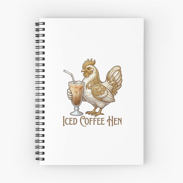 Item preview, Iced Coffee Hen T-Shirt designed and sold by CutieGalore.