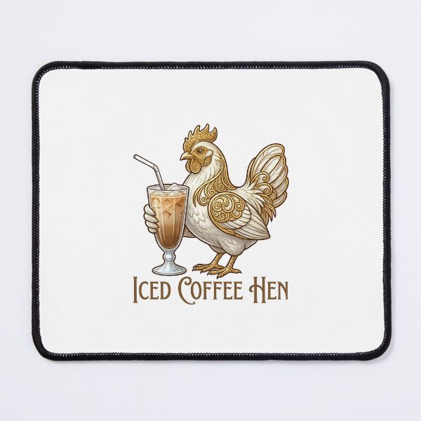Item preview, Iced Coffee Hen T-Shirt designed and sold by CutieGalore.