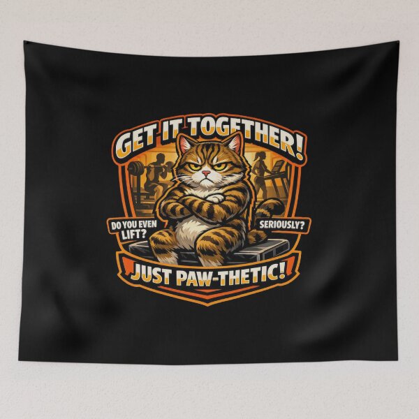 Item preview, I Pay For This Membership To Judge People Funny Cat – Sarcastic Gym Cat Lover Design designed and sold by AYACHI90.