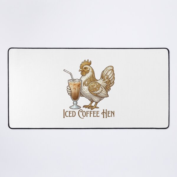Item preview, Iced Coffee Hen T-Shirt designed and sold by CutieGalore.