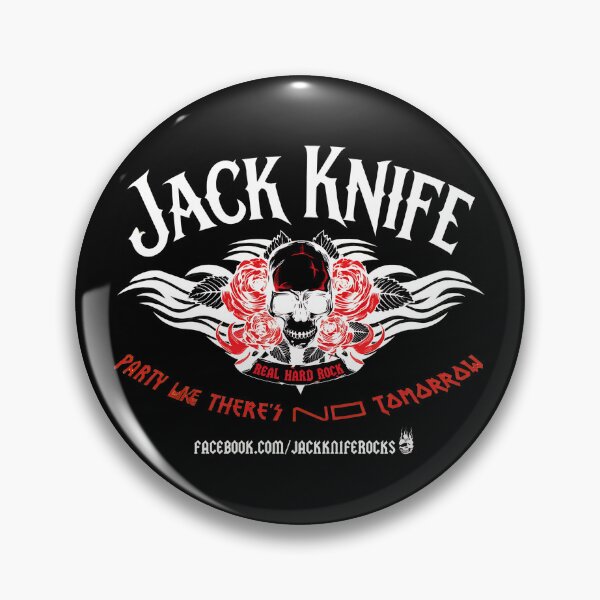 Item preview, Jack Knife Skull Roses Party No Tomorrow Rock Tee-12 designed and sold by NiamhSmithCute.