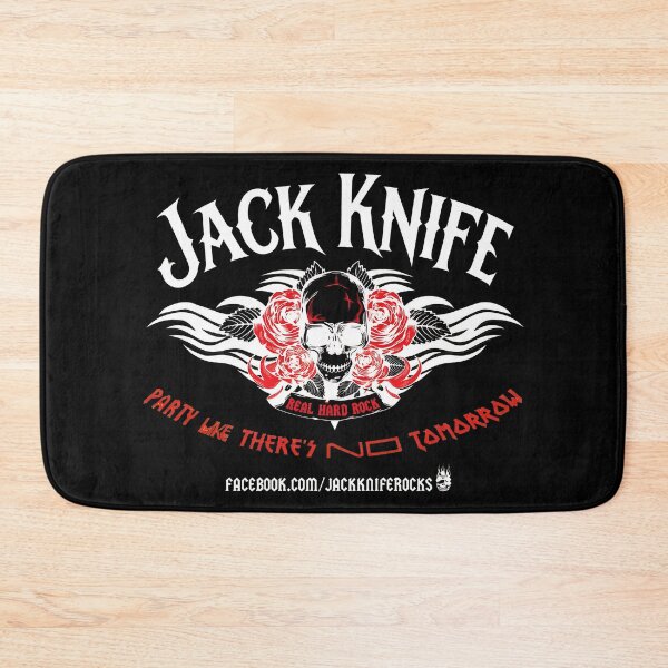 Item preview, Jack Knife Skull Roses Party No Tomorrow Rock Tee-12 designed and sold by NiamhSmithCute.