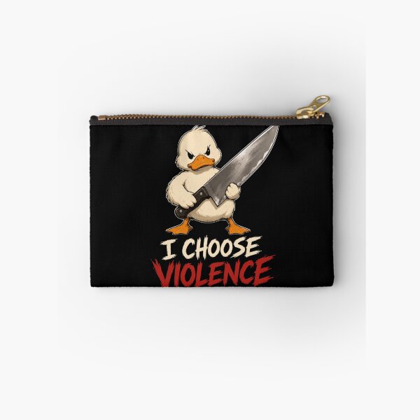 Item preview, I Choose Violence Duck  designed and sold by TheEndDesign.