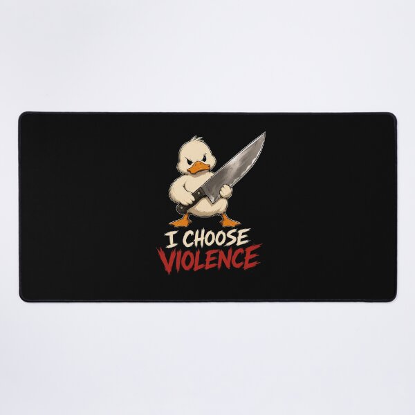 Item preview, I Choose Violence Duck designed and sold by TheEndDesign.
