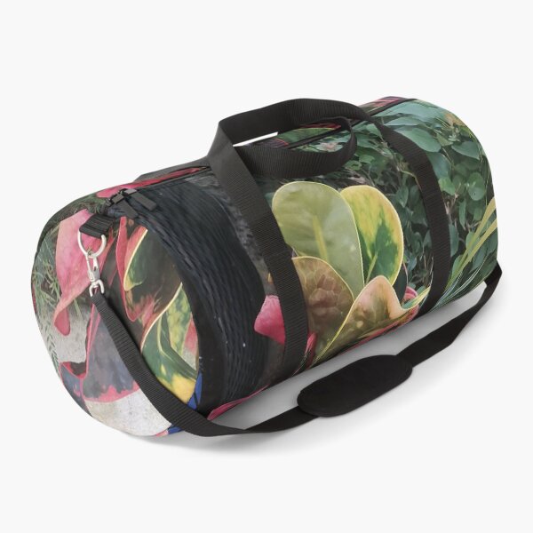 Item preview, Variegated croton with red, pink and green leaves designed and sold by PhuongVoArt.