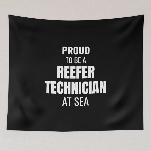 Item preview, Proud to be a Reefer Technician at Sea (White) designed and sold by ShipCrewNation.