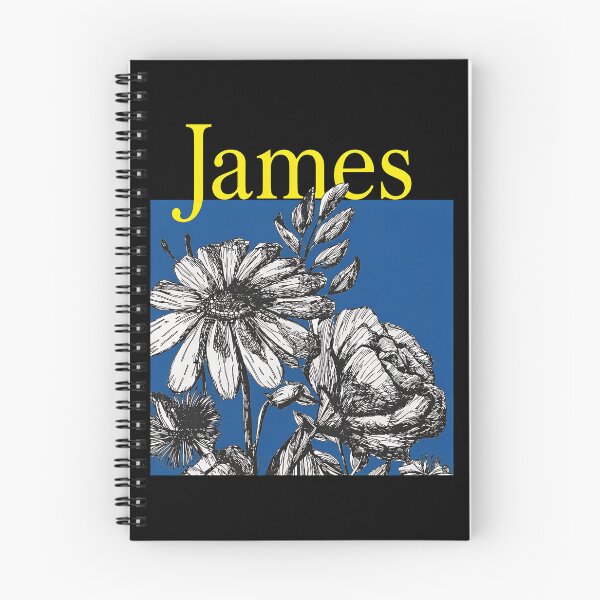 Item preview, James Floral Ink Art Blue Yellow -22 designed and sold by NiamhSmithCute.
