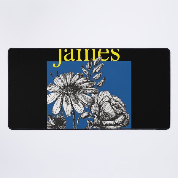 Item preview, James Floral Ink Art Blue Yellow -22 designed and sold by NiamhSmithCute.