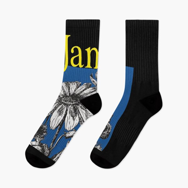 Item preview, James Floral Ink Art Blue Yellow -22 designed and sold by NiamhSmithCute.