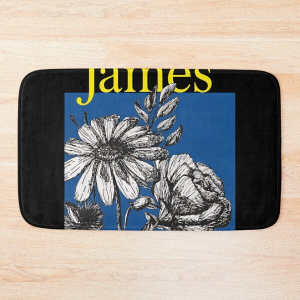 Item preview, James Floral Ink Art Blue Yellow -22 designed and sold by NiamhSmithCute.