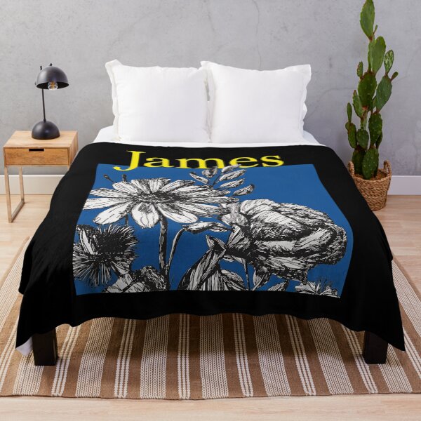 Item preview, James Floral Ink Art Blue Yellow -22 designed and sold by NiamhSmithCute.