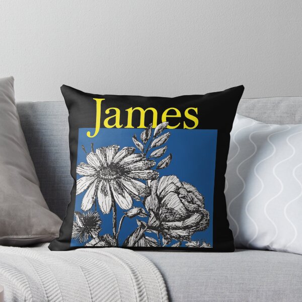 Item preview, James Floral Ink Art Blue Yellow -22 designed and sold by NiamhSmithCute.