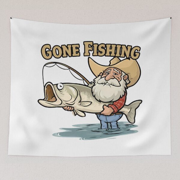 Item preview, Proud Fishing Grandpa designed and sold by Retro Whimsy.