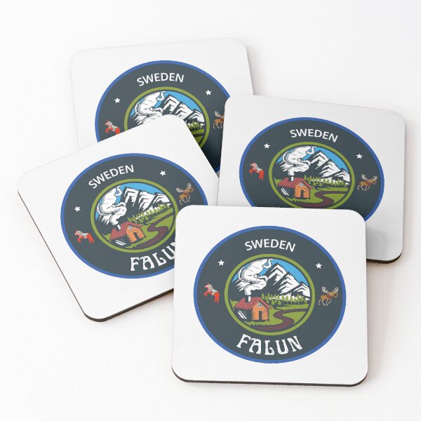 Item preview, Falun Sweden Emblem | Scandinavian Travel Badge Design designed and sold by World Designs.