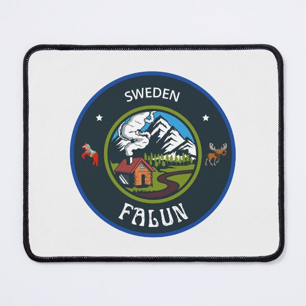 Item preview, Falun Sweden Emblem | Scandinavian Travel Badge Design designed and sold by World Designs.