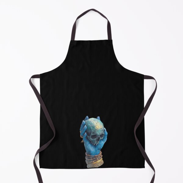 Item preview, Lord Shiva Blue Hands Holding Skull Art - Mahadev Rudraksha Divine Skull Graphic designed and sold by GrimNest.