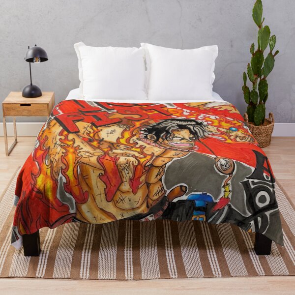 Item preview, One Piece Portgas D. Ace Artwork designed and sold by ApexAnimeArt.