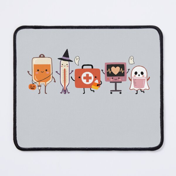 Item preview, Cute Halloween Nurse Doodles for Spooky Healthcare Life designed and sold by FreshVibe Prints.