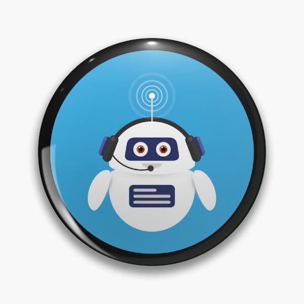 Item preview, Chatbot - Robot with headphones and microphone designed and sold by Myrarte.
