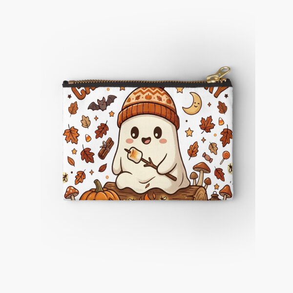 Item preview, Spooky Campfire Ghost – Cute Halloween Camping designed and sold by abdlhakim taoufik.