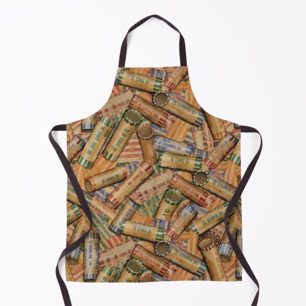 Item preview, Coin Roll Wrappers Mixed Media Art designed and sold by THE SPLATTERED HAUS BY SAGE BANKS.