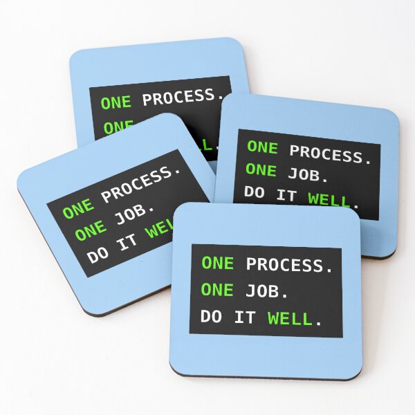 Item preview, OpenBSD: One process. One job. Do it well. designed and sold by LittleGreyMan2026.