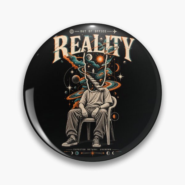 Item preview, Out of Office: Reality - Cosmic Mind Surrealist Graphic designed and sold by FocusedPatterns.