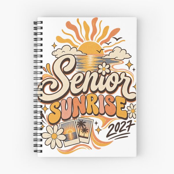 Item preview, Senior Sunrise 2027 Retro Dawn designed and sold by Doodle Souq.