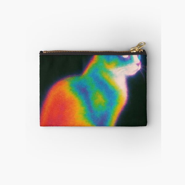 Item preview, Thermal Camera Infrared Cat Neon Heat Map Glowing Kitty designed and sold by LYAN-STORE.