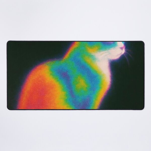 Item preview, Thermal Camera Infrared Cat Neon Heat Map Glowing Kitty designed and sold by LYAN-STORE.