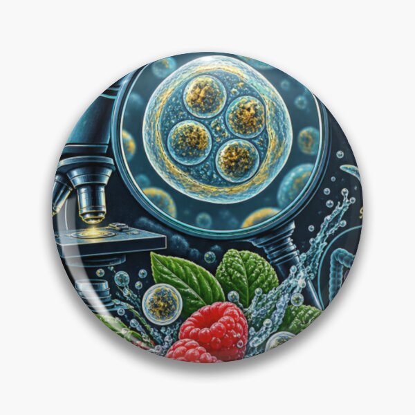 Item preview, Cyclospora Small Parasite Big Impact – Retro Microbiology Science Design designed and sold by CatLovers Studio.