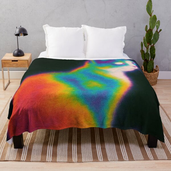 Item preview, Thermal Camera Infrared Cat Neon Heat Map Glowing Kitty designed and sold by LYAN-STORE.