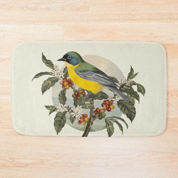 Item preview, Green-headed tanager on coffee tree designed and sold by Art_By_Wing.