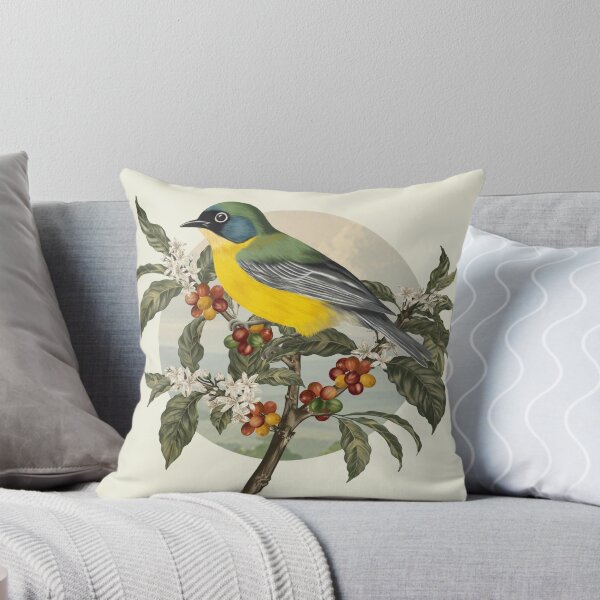 Item preview, Green-headed tanager on coffee tree designed and sold by Art_By_Wing.