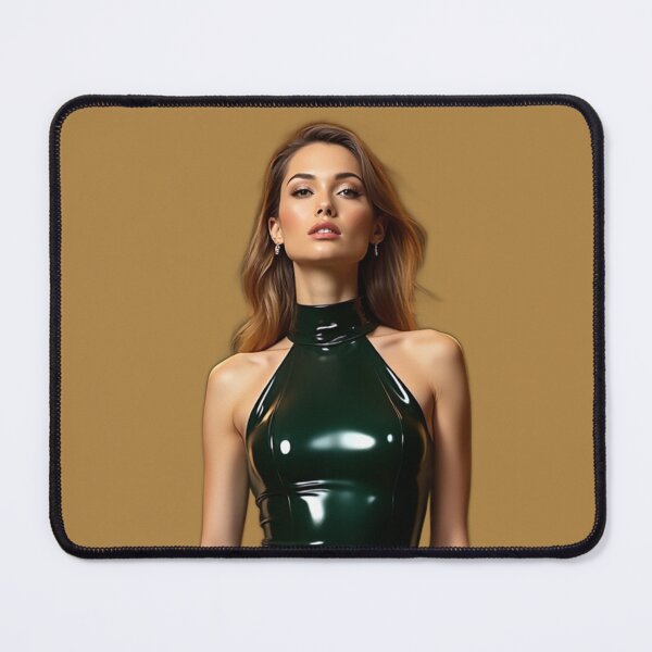 Item preview, Green Latex Dress – Gothic Fashion Art designed and sold by Magic-Reality.