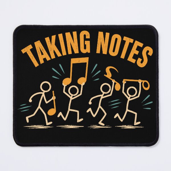Item preview, Taking Notes Funny Musician designed and sold by gordonbwyashop.