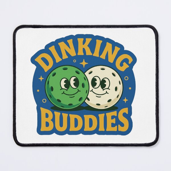 Item preview, Dinking Buddies Retro Pickleball Doubles Partners designed and sold by randaper.