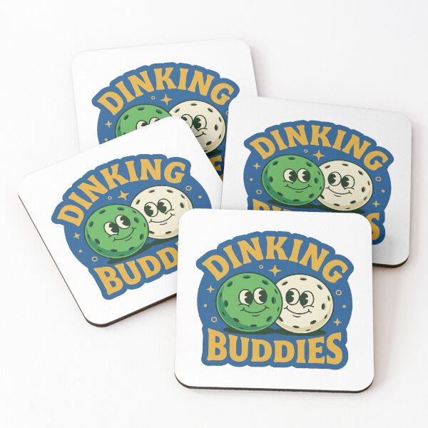 Item preview, Dinking Buddies Retro Pickleball Doubles Partners designed and sold by randaper.