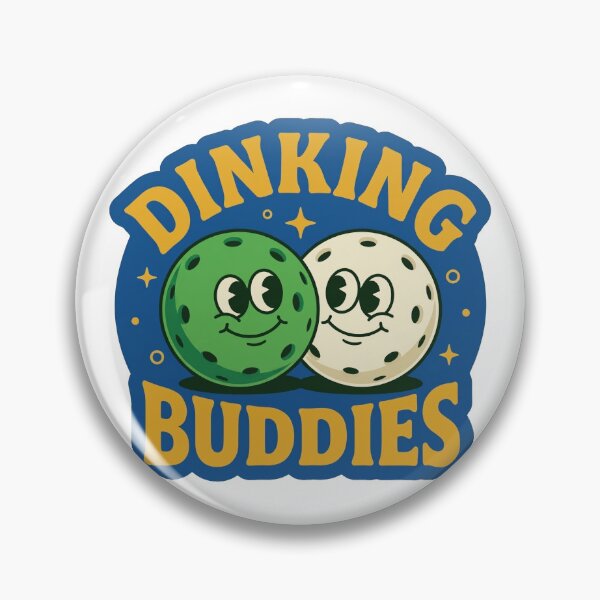 Item preview, Dinking Buddies Retro Pickleball Doubles Partners designed and sold by randaper.