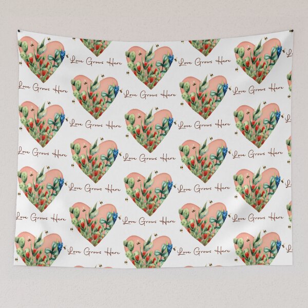 Item preview, Love Grows Here designed and sold by DietrichMoshe.